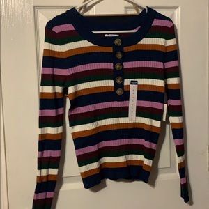striped long sleeve shirt